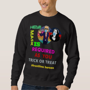 Sweatshirt Le Masque De Héros De Première Ligne Est Requis Lo