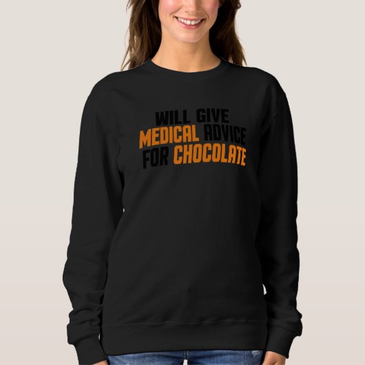 Sweatshirt Le médecin et l'infirmière donneront des conseils  (Devant)