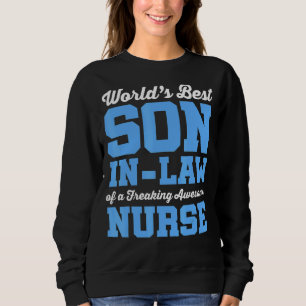 Sweatshirt Le meilleur fils de Nursing World en droit d'une m