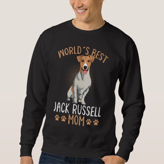 Sweatshirt Le Meilleur Jack Russell Terrier Maman Dog Mama Fu (Devant)