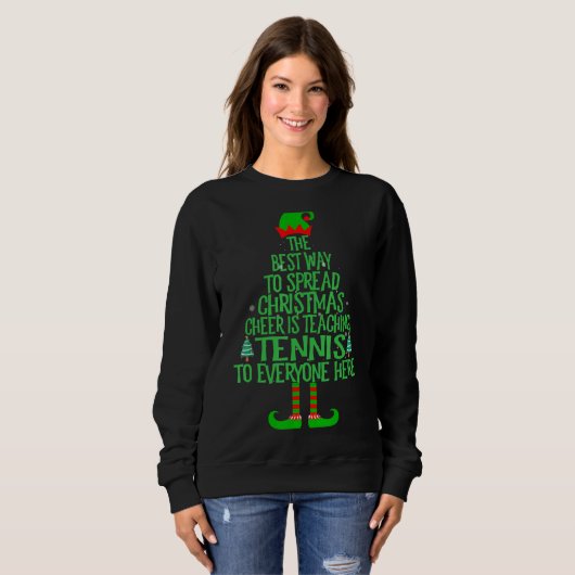 Sweatshirt Le Meilleur Moyen De Diffuser La Soirée De Noël Es (Devant entier)
