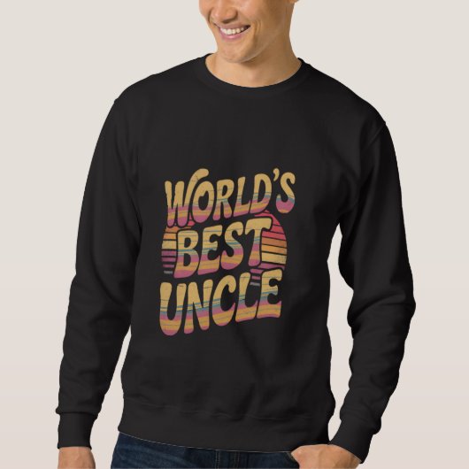 Sweatshirt Le meilleur oncle du monde (Devant)