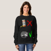 Sweatshirt Le meilleur remède (Devant entier)