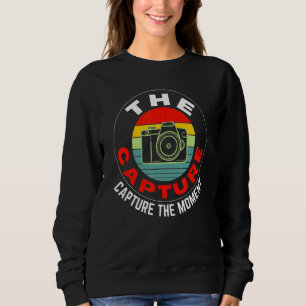 Sweatshirt Le moment de la capture Appareil photo rétro vint
