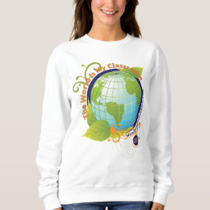 Sweatshirt "Le monde est ma salle de classe "