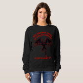 Sweatshirt Le Mothman a volé mon pot catalytique à Point, (Devant entier)