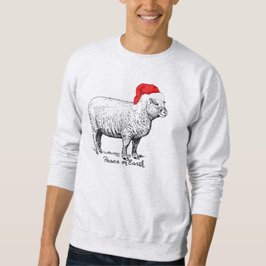 Sweatshirt Le mouton de la paix (Devant)