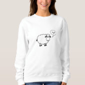 Sweatshirt Le mouton va Ba (Devant)