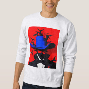 Sweatshirt Le mystérieux Gentleman porte la flair et la confi