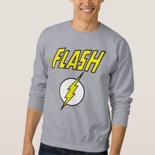 Sweatshirt Le nom Flash et logo d'éclair (Devant)