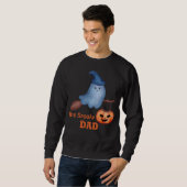 Sweatshirt Le papa Éffrayant de la famille Halloween (Devant entier)