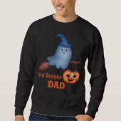 Sweatshirt Le papa Éffrayant de la famille Halloween (Devant)