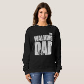 Sweatshirt Le papa marchant avec poussette (Devant entier)