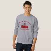 Sweatshirt Le papa polonais le plus frais (Devant entier)