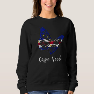 Sweatshirt Le Papillon Cap-Vert Change Hope Le Drapeau Cap-Ve