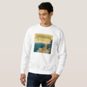 Sweatshirt Le Parc national de Shenandoah | Cerf (Devant entier)