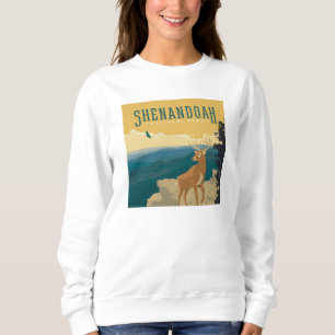 Sweatshirt Le Parc national de Shenandoah Cerf