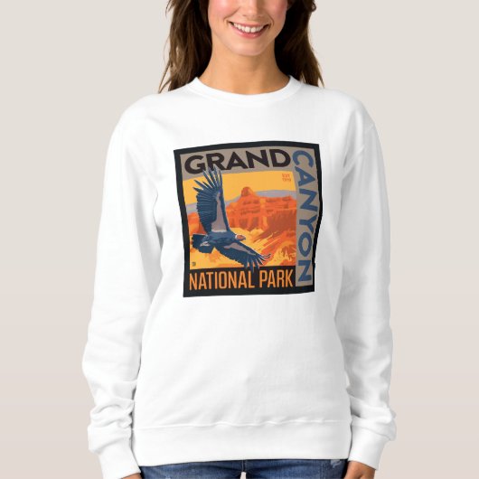 Sweatshirt Le Parc national du Grand Canyon | Condor (Devant)