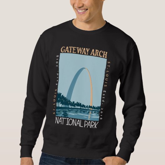 Sweatshirt Le parc national Gateway Arch est en danger (Devant)