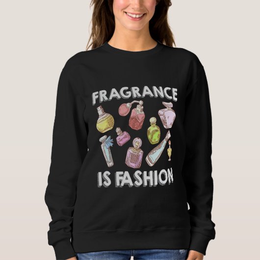 Sweatshirt Le parfum est mode (Devant)