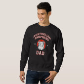 Sweatshirt Le père berger australien (Devant entier)