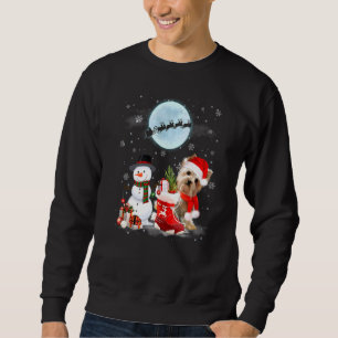 Sweatshirt Le Père Noël Maltais Snowman Père Noël sous le cla