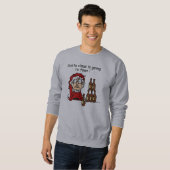 Sweatshirt Le père noël va à la ville (Devant entier)
