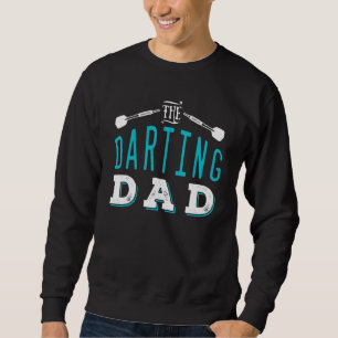 Sweatshirt Le Père Noir Pour Les Joueurs Dart