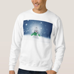 Sweatshirt Le personnage de bonhomme de neige de Noël adorabl