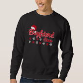 Sweatshirt Le petit ami Claus Correspondant Famille Pyjamas d (Devant)