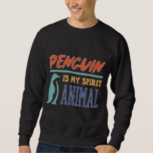 Sweatshirt Le pingouin est mon esprit animal mignon Penguin 0