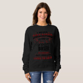 Sweatshirt Le Pire Boxer De L'Histoire Idée Unique (Devant entier)