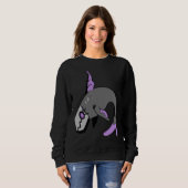 Sweatshirt Le poisson-boîte (Devant entier)