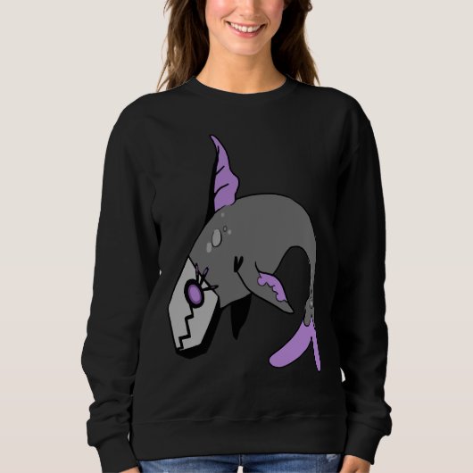 Sweatshirt Le poisson-boîte (Devant)