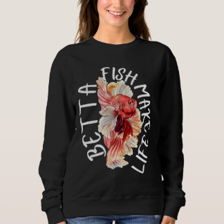 Sweatshirt Le poisson fait la vie Betta 184
