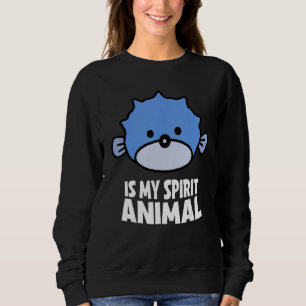 Sweatshirt Le poisson-globe est mon animal spirituel Enfants