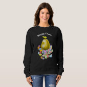 Sweatshirt Le poussin de Pâques œuf de Pâques (Devant entier)