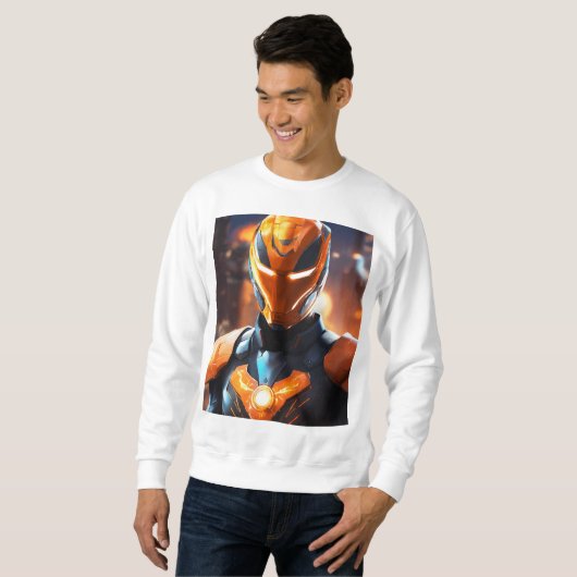 Sweatshirt Le pouvoir du plasma : libérer le héros à l'intéri (Devant entier)