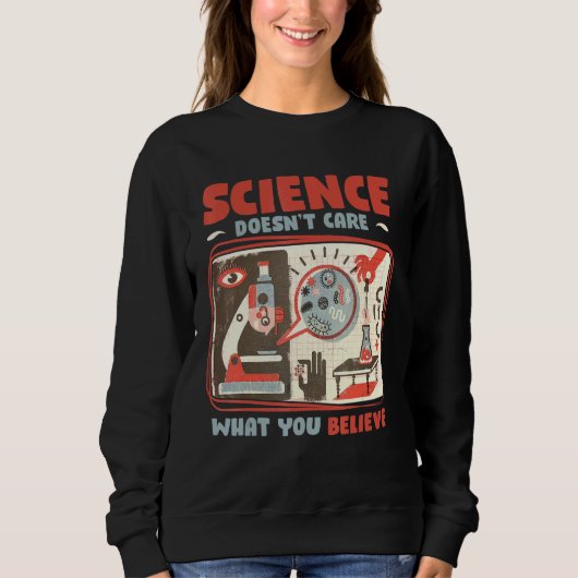 Sweatshirt Le Professeur De Sciences Ne S'Intéresse Pas À Ce  (Devant)