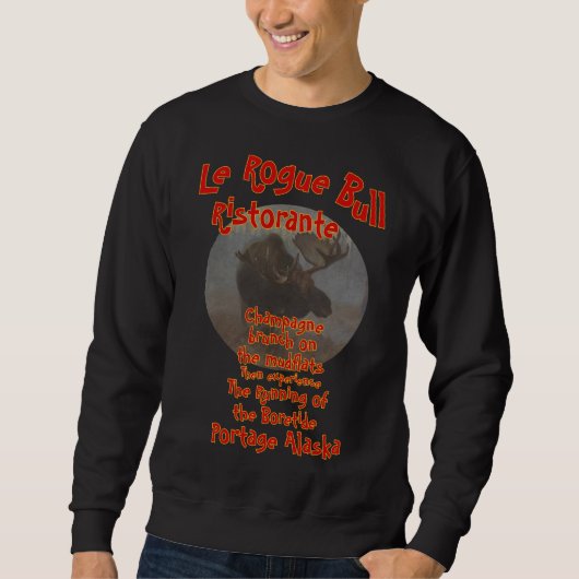 SWEATSHIRT LE ROGUE BULL RESTAURANT PARIS FRANCE (Devant)