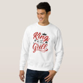 Sweatshirt Le Roi Du Grill (Devant entier)
