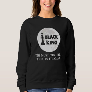 Sweatshirt Le Roi Noir Le Joueur Le Plus Puissant Le Roi Noir