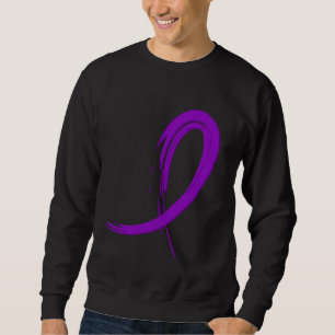 Sweatshirt Le ruban pourpre A4 de l'épilepsie