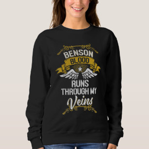 Sweatshirt Le Sang De Benson Traverse Mes Veines