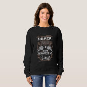 Sweatshirt Le sang de cafard coule dans mes veines (Devant entier)