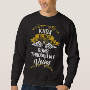 Sweatshirt Le Sang De Knox Traverse Mes Veines