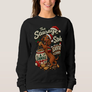 Sweatshirt Le saucisson a volé les cookies du Père Noël Dachs