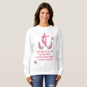 Sweatshirt Le Seigneur est mon rocher (Devant entier)