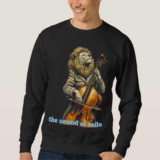 Sweatshirt le son du T-Shirt violoncelle (Devant)