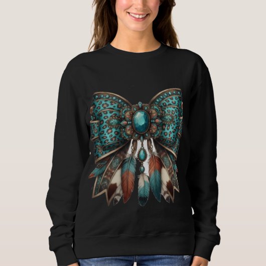 Sweatshirt le style d'arc occidental (Devant)